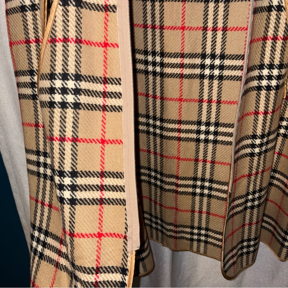 Burberrys trench coat wool liner zip in Burberry Nova check vintage - Picture 6 of 9